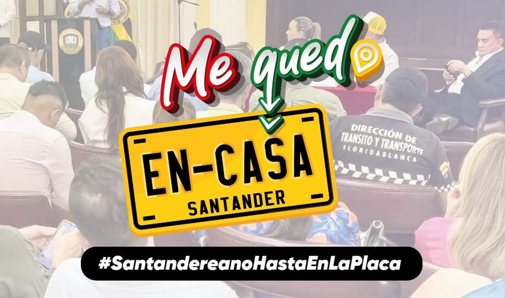 Con 'Me quedo en casa', Santander invita a matricular vehículos en el departamento imagen de la publicación