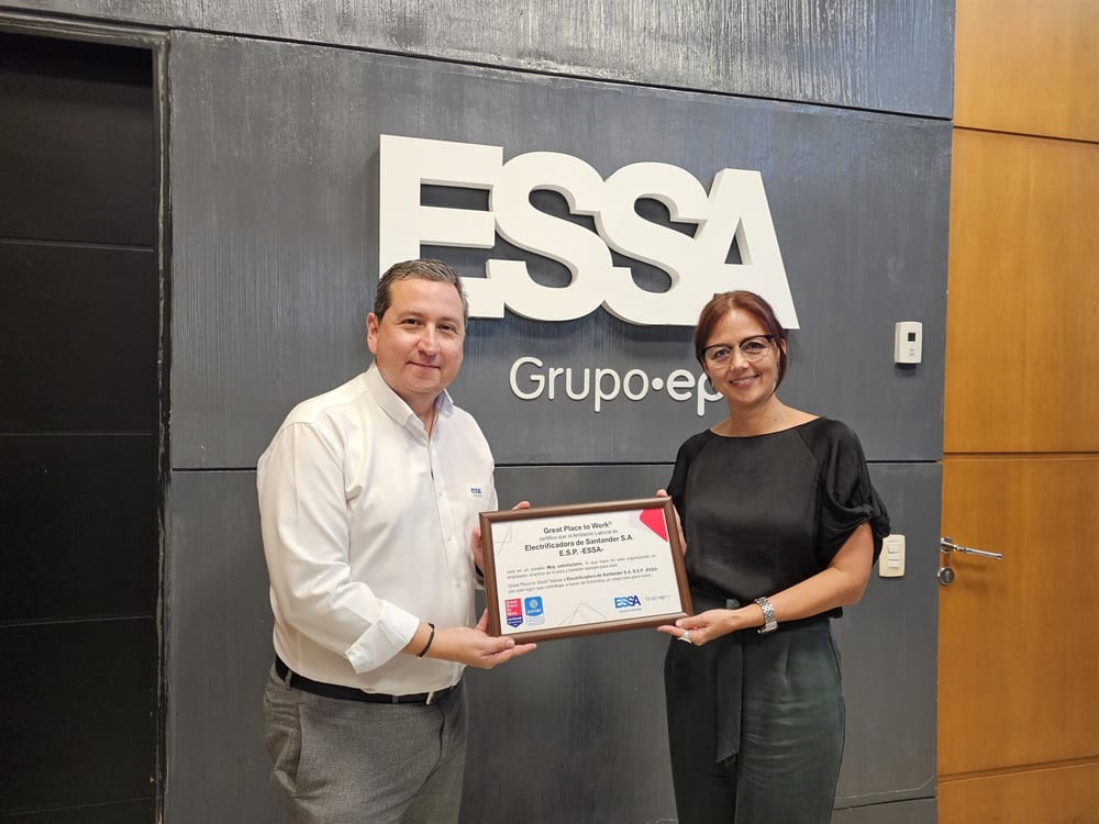 ESSA recibe certificación de Great Place to Work imagen de la publicación