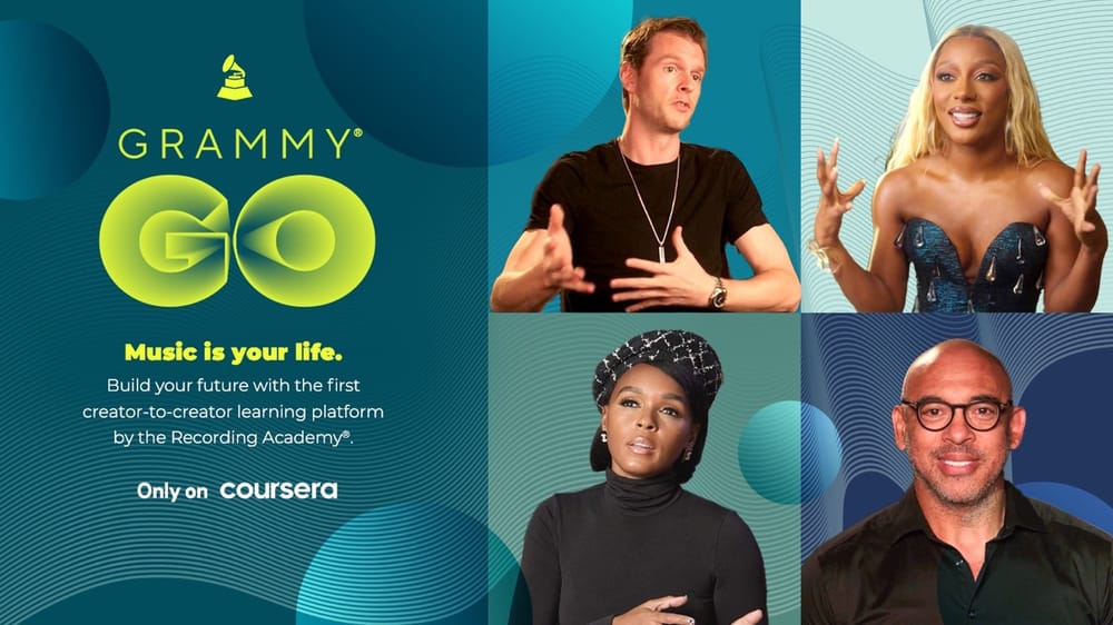 GRAMMY GO™ y Coursera se unen para inspirar a artistas de todo el mundo imagen de la publicación