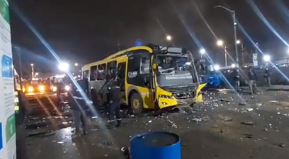 VIDEO. Pipeta de gas explotó en patio del SITP imagen de la publicación