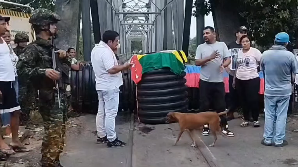 Puerto Wilches se une en protesta por corte de energía eléctrica imagen de la publicación