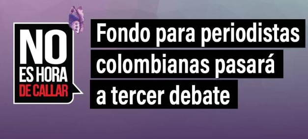 Este lunes presentarán el fondo No es Hora de Callar, destinado a las mujeres periodistas víctimas de violencia de género imagen de la publicación