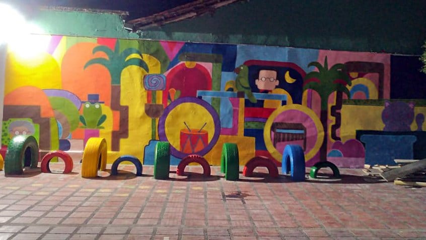 Muralismo comunitario: Estudiantes transforman el colegio Rafael Pombo en Palmira imagen de la publicación
