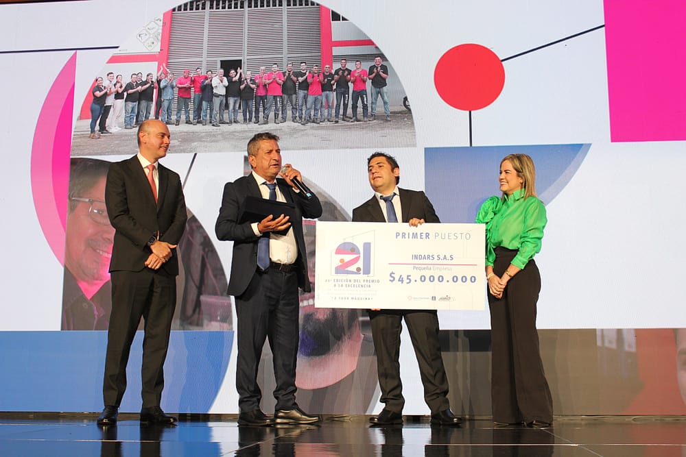 INDARS S.A.S de Girón ganó Premio a la Excelencia para Pequeñas Empresas imagen de la publicación