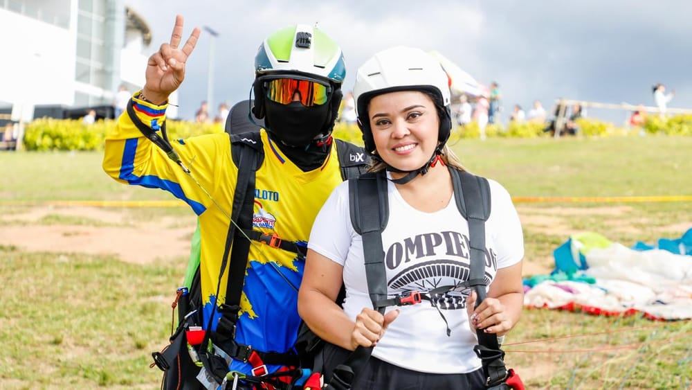 Florideñas enfrentaron sus miedos desde el parapente imagen de la publicación