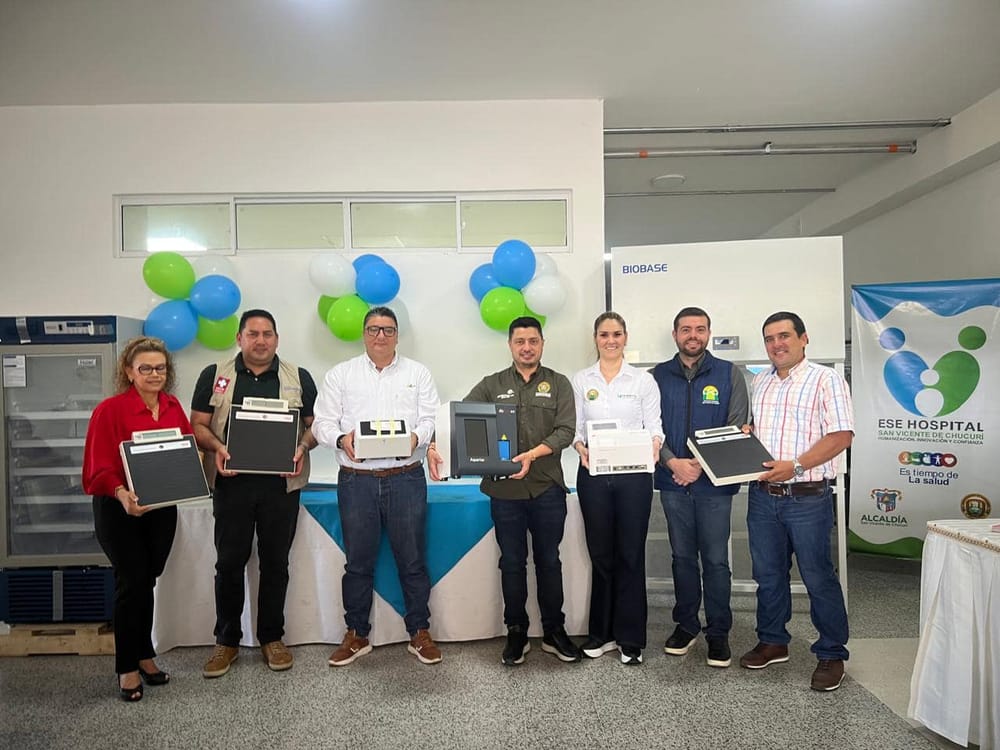 $382 millones en equipos biomédicos para el Hospital San Vicente de Chucurí imagen de la publicación