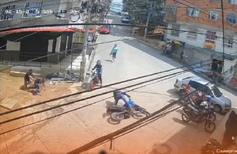 Frustrado intento de robo de motocicleta en barrio Senda de Floridablanca imagen de la publicación