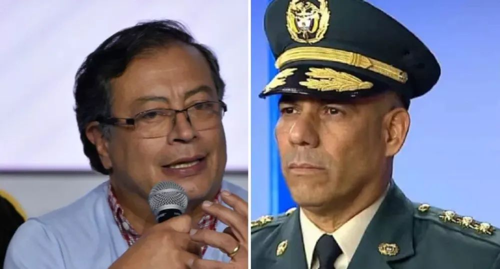 Dura diatriba de Petro contra el exgeneral Zapateiro por presunto caso de acoso sexual a la esposa de un coronel imagen de la publicación