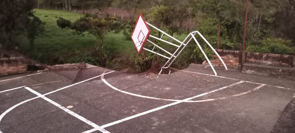 Fuerte aguacero en Onzaga imagen de la publicación