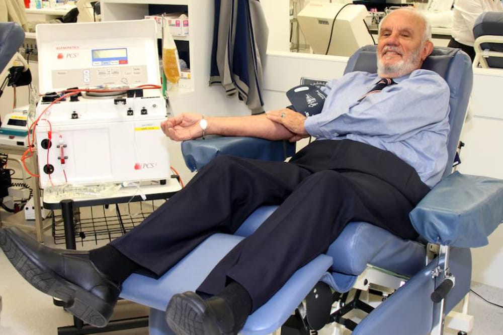 Murió el hombre con sangre milagrosa: su donación salvó 2,4 millones de bebés imagen de la publicación