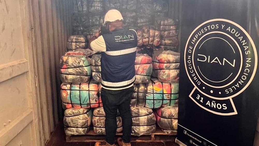 Entre enero y marzo de 2025 la Dian incautó $ 130 mil millones en mercancías de contrabando en su mayoría ropa, tecnología y calzado imagen de la publicación
