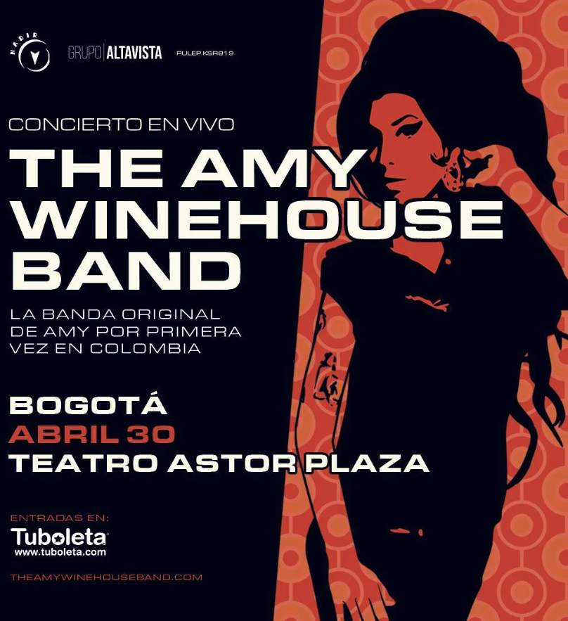 La banda original de Amy Winehouse llega por primera vez a Colombia para un espectáculo único en homenaje a su legado imagen de la publicación