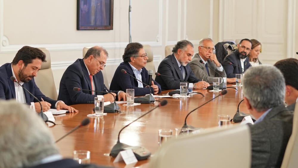 Tumban transmisión televisada del Consejo de Ministros de Petro imagen de la publicación