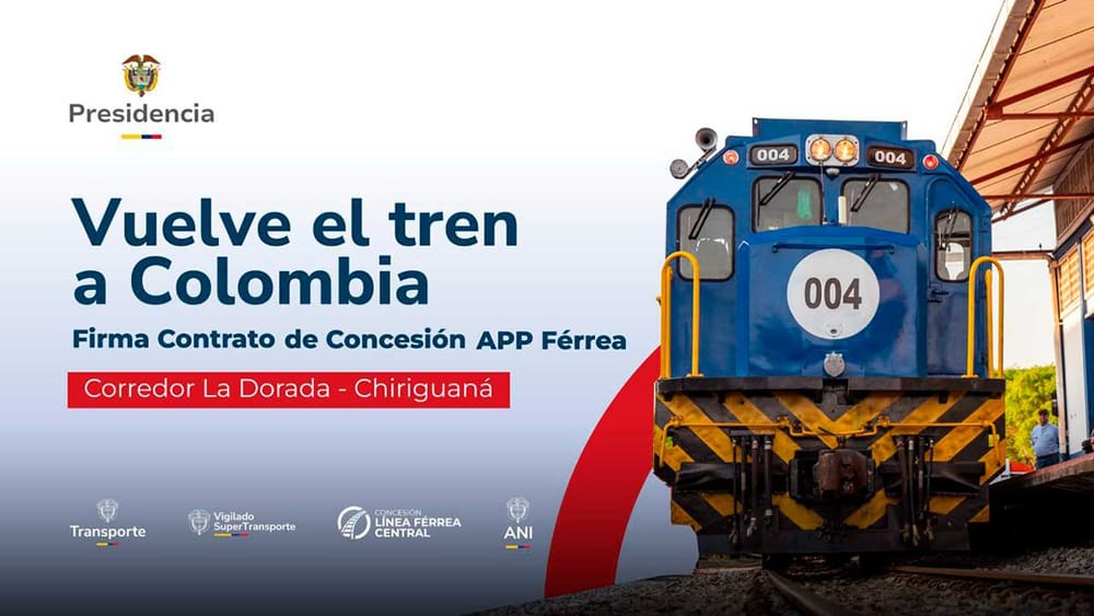 Petro firmó contrato APP que convierte a Santander en el corazón férreo de Colombia imagen de la publicación