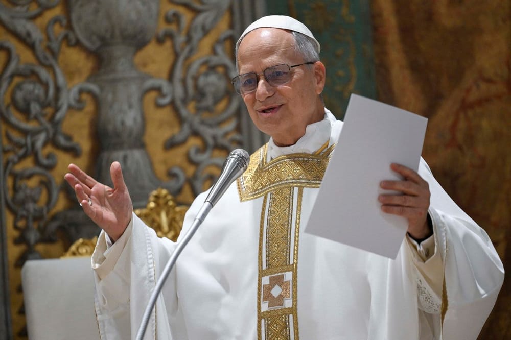 La primera visita oficial del Papa Leon XIV fue a la Virgen del Buen Consejo imagen de la publicación