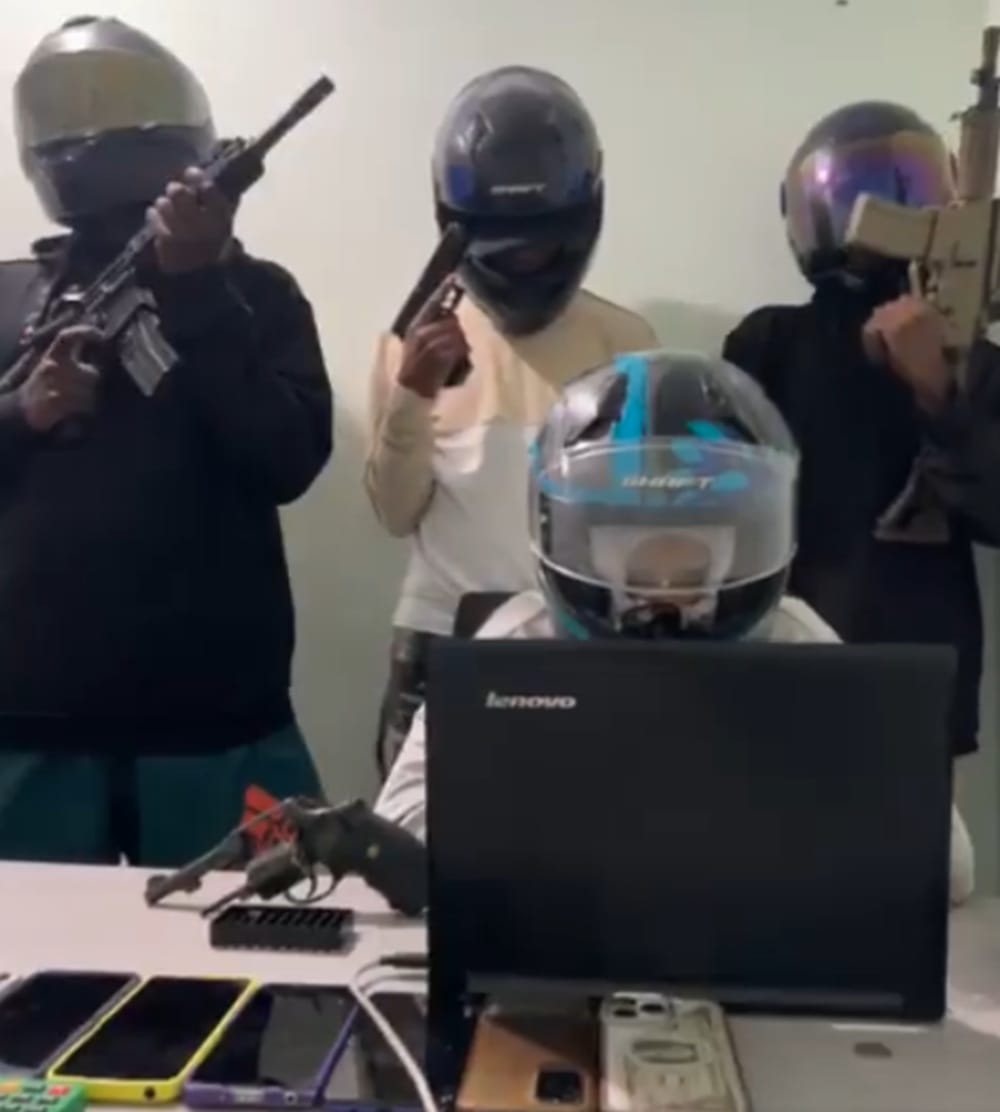 Rastrean video amenazante de grupo criminal en Bucaramanga imagen de la publicación