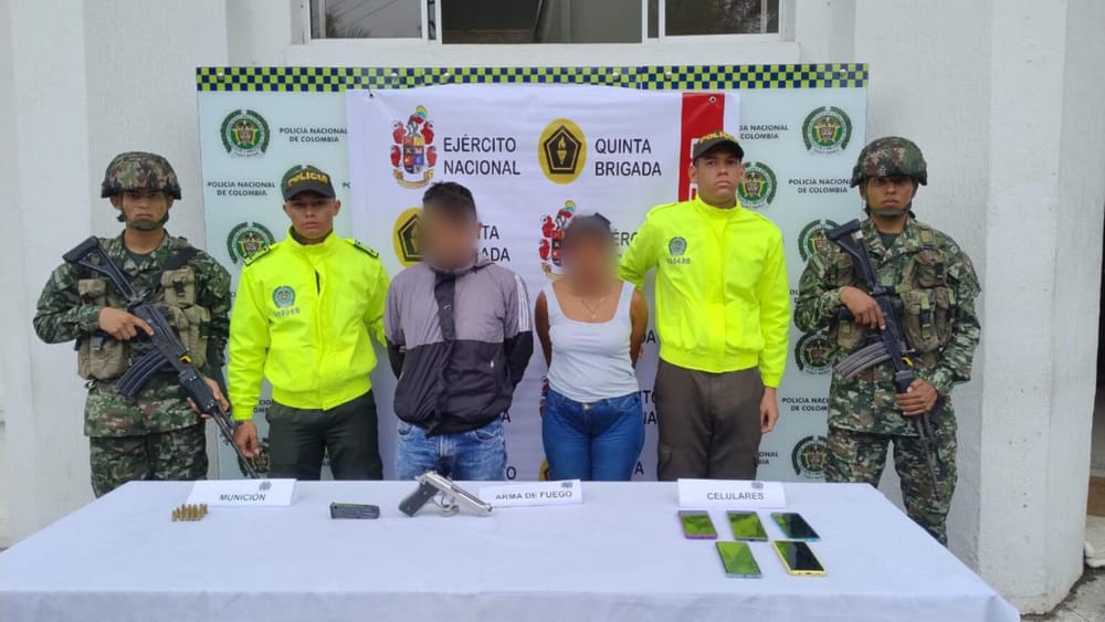 Capturados dos presuntos miembros del Clan del Golfo imagen de la publicación