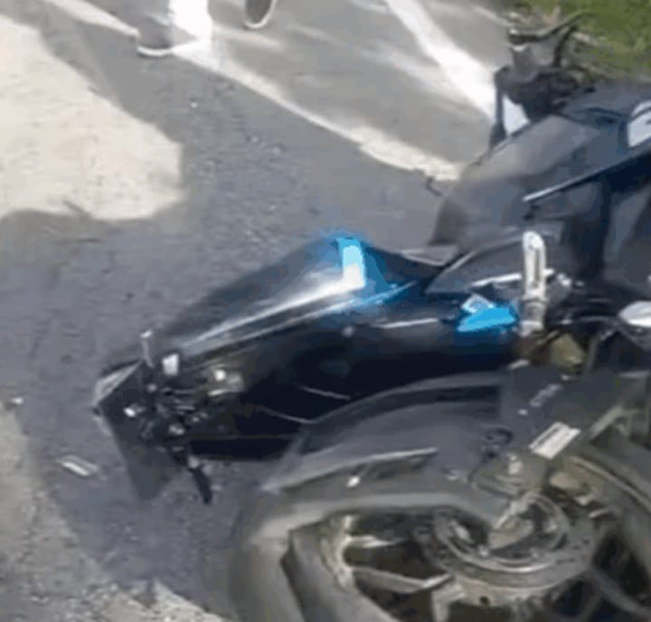 Dos motociclistas heridos en la vía San Gil-Bucaramanga imagen de la publicación