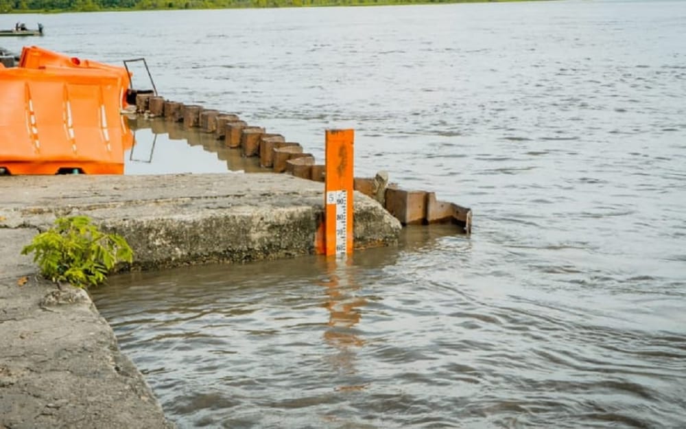 Alerta roja en Barrancabermeja por alto nivel del río Magdalena imagen de la publicación