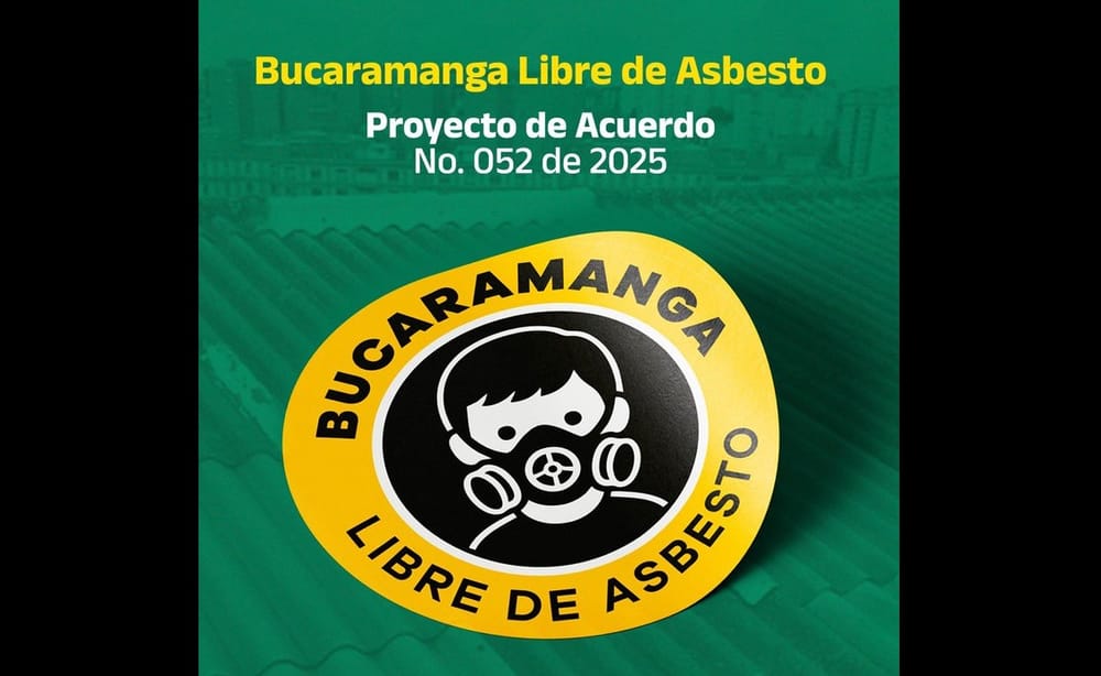 Concejal bumangués propone iniciar desmonte del asbesto de las instituciones públicas locales imagen de la publicación
