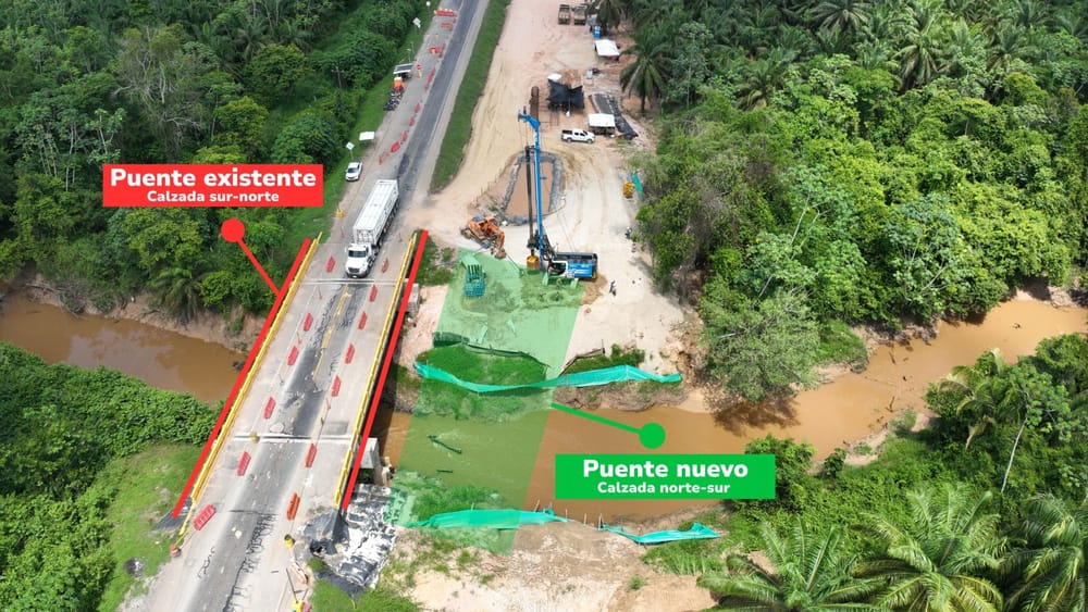 Puente La Vizcaína no ha sido intervenido por bloqueos en Barrancabermeja imagen de la publicación