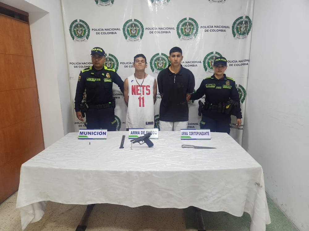 Capturan a “Alex” y “Cami” por fabricación y porte de armas imagen de la publicación