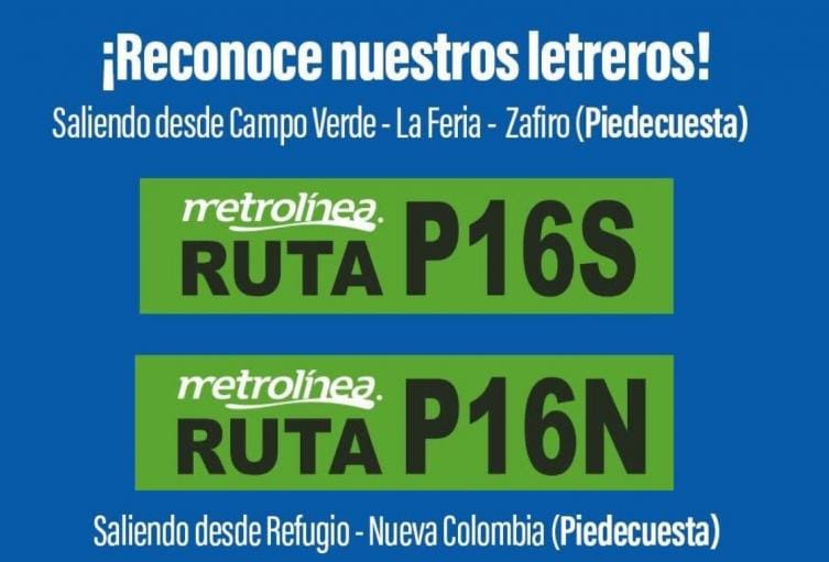 Dos nuevas rutas de Metrolínea entre Bucaramanga-Piedecuesta imagen de la publicación