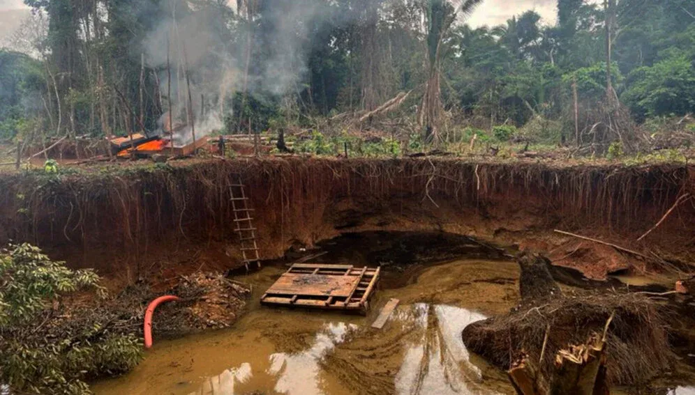 Recuperan 12 predios protegidos y capturan 54 personas por minería ilegal imagen de la publicación