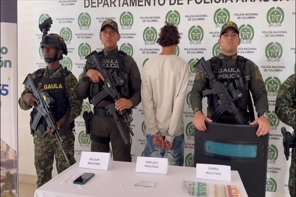 Capturado "Madrid", extorsionista del frente 10 de las FARC imagen de la publicación