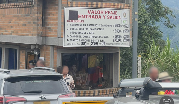 La Mesa de Los Santos se moviliza para exigir mejoramiento de la vía y justicia por 20 años de corrupción imagen de la publicación