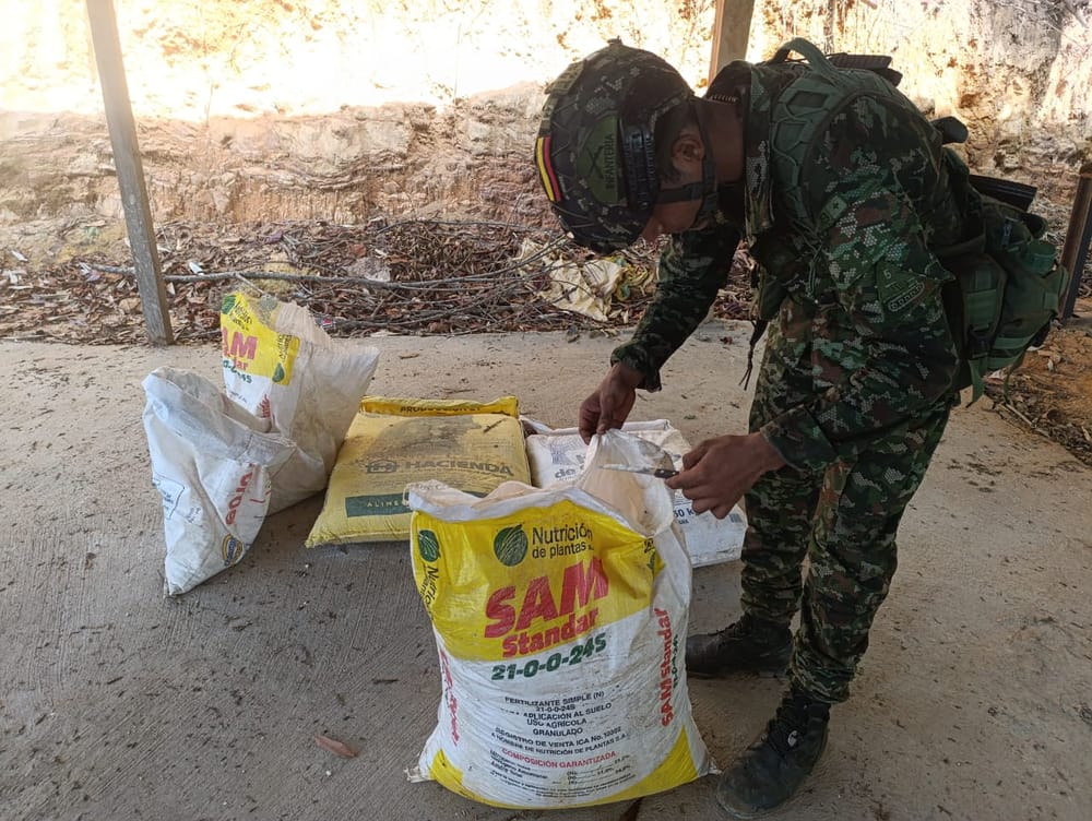 Destruidas tres estructuras para elaboración de pasta de coca en Cúcuta imagen de la publicación