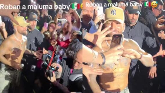 Maluma fue víctima de un hurto durante su concierto en Ciudad de México imagen de la publicación