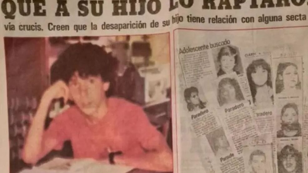 Hallaron el cuerpo de un joven desaparecido hace 41 años en una casa lindera a donde vivió Gustavo Cerati imagen de la publicación