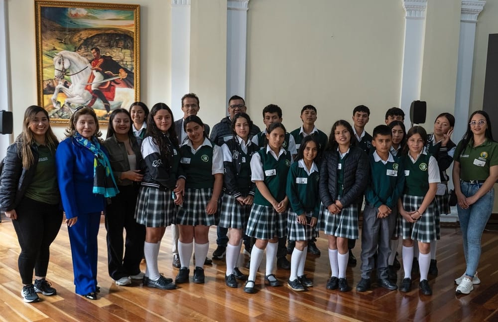 Estudiantes del municipio de Bolívar en Casa de Santander imagen de la publicación