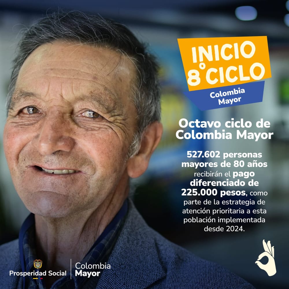Pilas pues mi nonitos, llegó el nuevo pago de Colombia Mayor imagen de la publicación