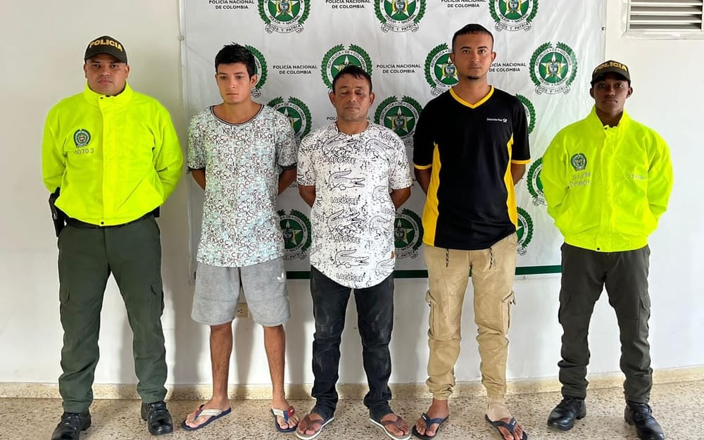 Capturados presuntos extorsionistas del Clan del Golfo que delinquían en Santander imagen de la publicación