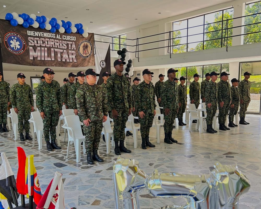 Quinta Brigada graduó a 32 nuevos socorristas militares imagen de la publicación
