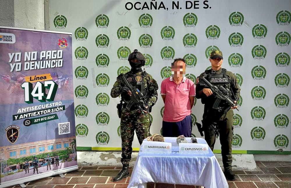 Capturan a 'Caliche', presunto explosivista del ELN en Norte de Santander imagen de la publicación