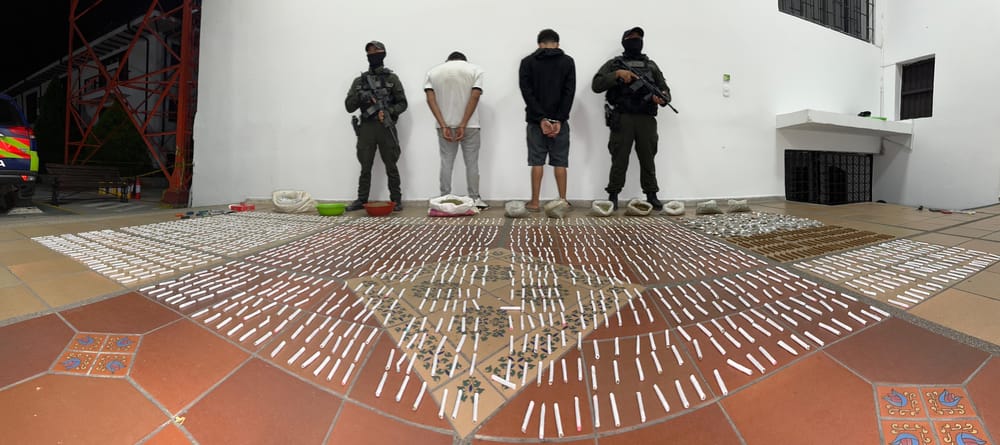 Hombres armados con más de 20.000 dosis de estupefacientes fueron capturados en Bucaramanga imagen de la publicación
