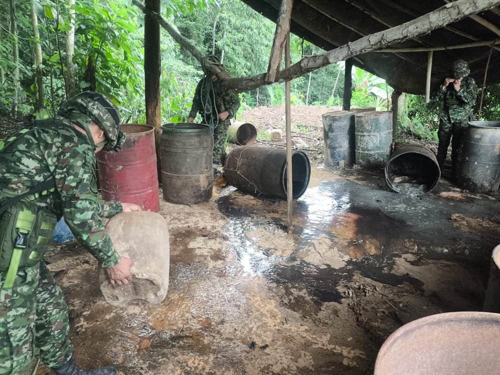 Ejército destruye laboratorio de coca en Norte de Santander imagen de la publicación