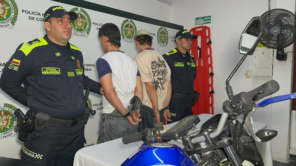 Judicializados hombres que robaron motocicleta y agredieron a conductor en Girón imagen de la publicación