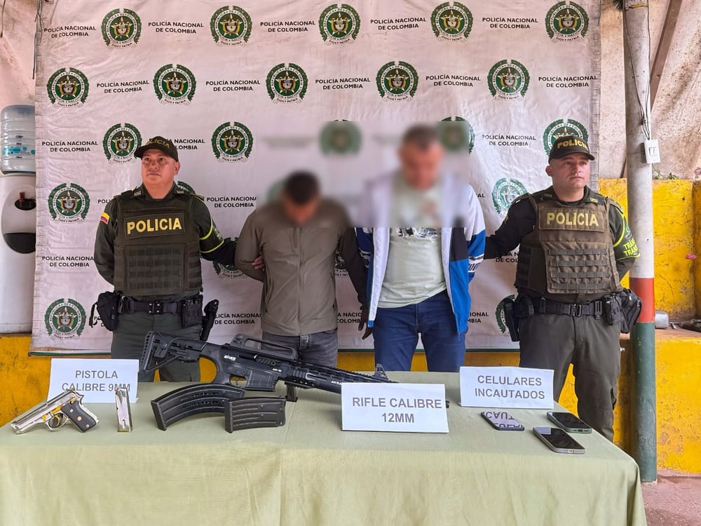 Policía frustra atentado de dos hombres armados en Santander imagen de la publicación
