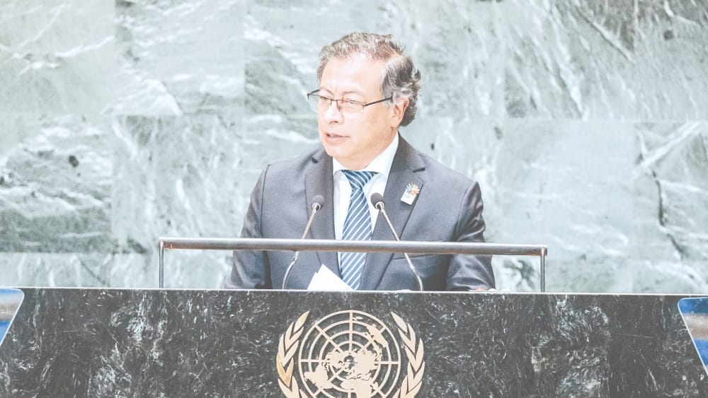 Gustavo Petro ridiculizó al  presidente de Estados Unidos Durante discurso en la sede de la ONU imagen de la publicación