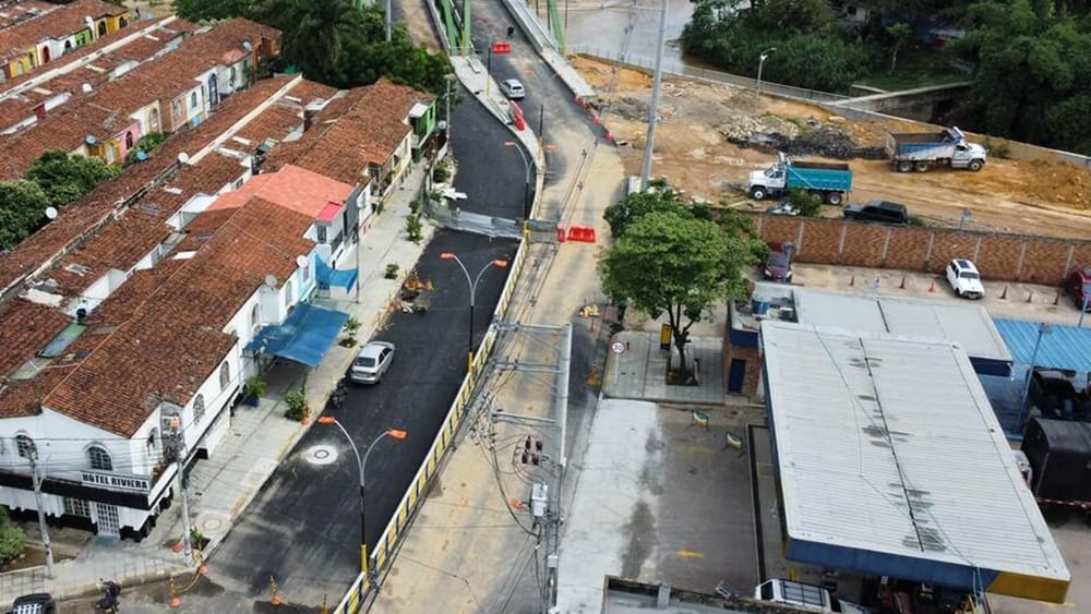 Girón abrió nueva vía que une Los Caneyes y Villa Campestre imagen de la publicación
