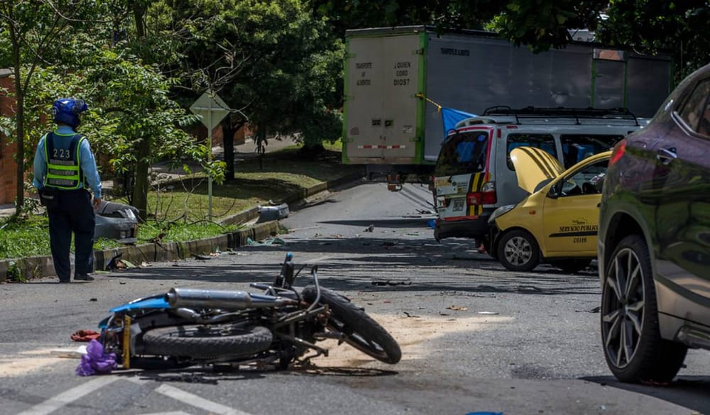 Mayor cantidad de muertes se produce por accidentes de motocicletas en el Área Metropolitana de Bucaramanga imagen de la publicación