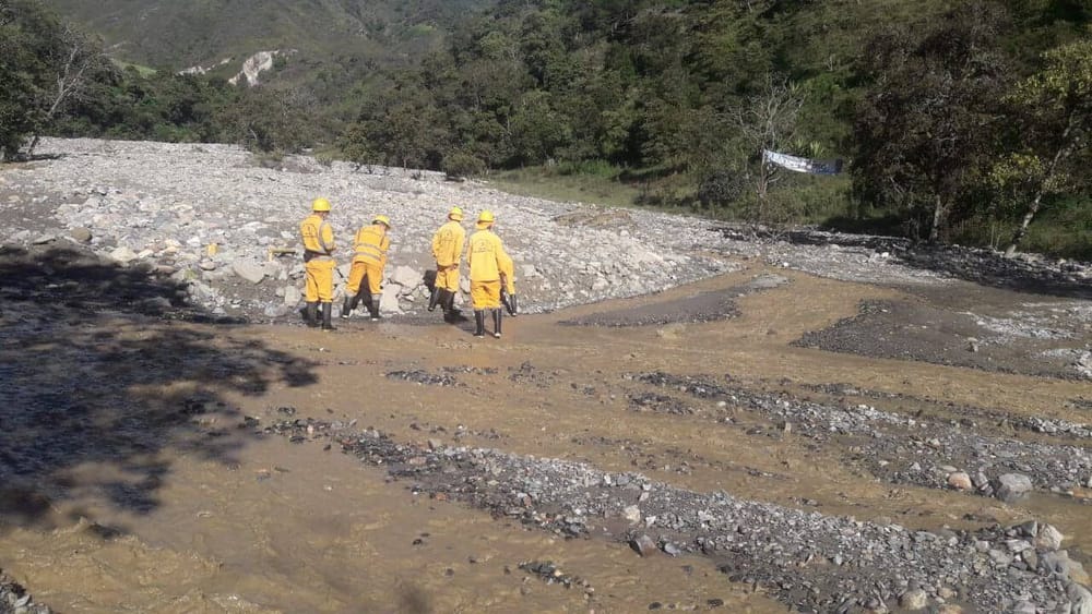 Desbordamiento del río Chaguacá y la quebrada Siachía mantienen en emergencia un vasto sector de Onzaga imagen de la publicación