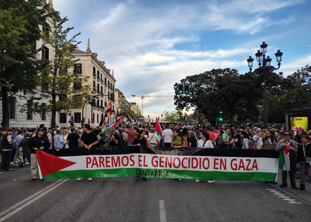 Bloqueos en calles de Bucaramanga por manifestación en favor de Palestina imagen de la publicación