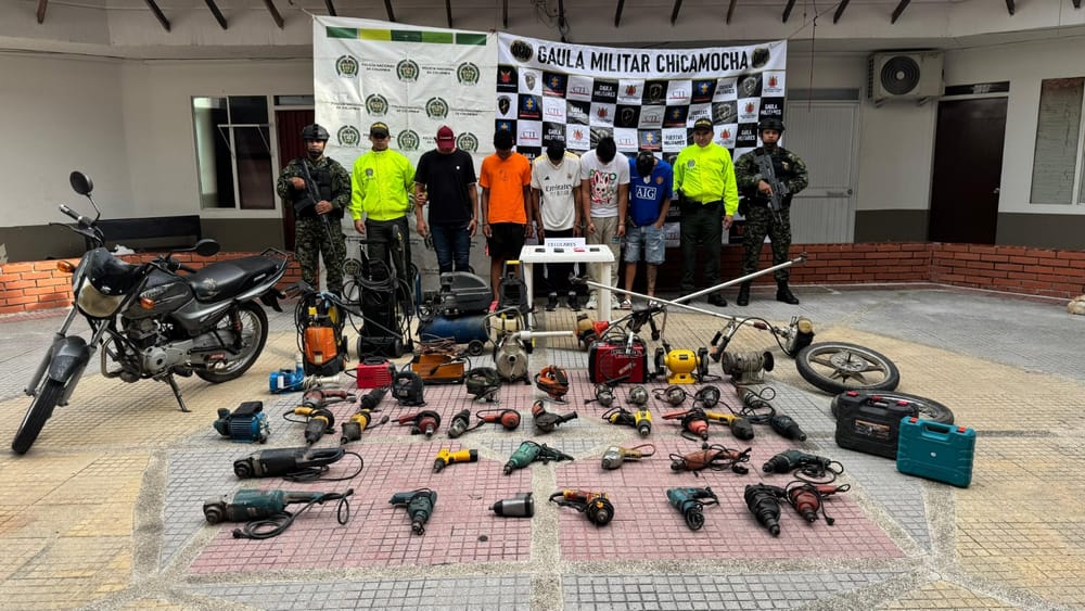 Desarticulada peligrosa red de hurtos a fincas en Santander 'Los Tiburones' imagen de la publicación
