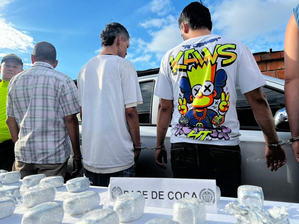 Cae red de 'Los del Sur' con $40 millones en cocaína en Piedecuesta imagen de la publicación