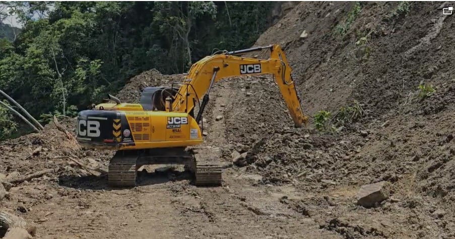 OGRD apoya la recuperación vial en Landázuri tras derrumbe imagen de la publicación